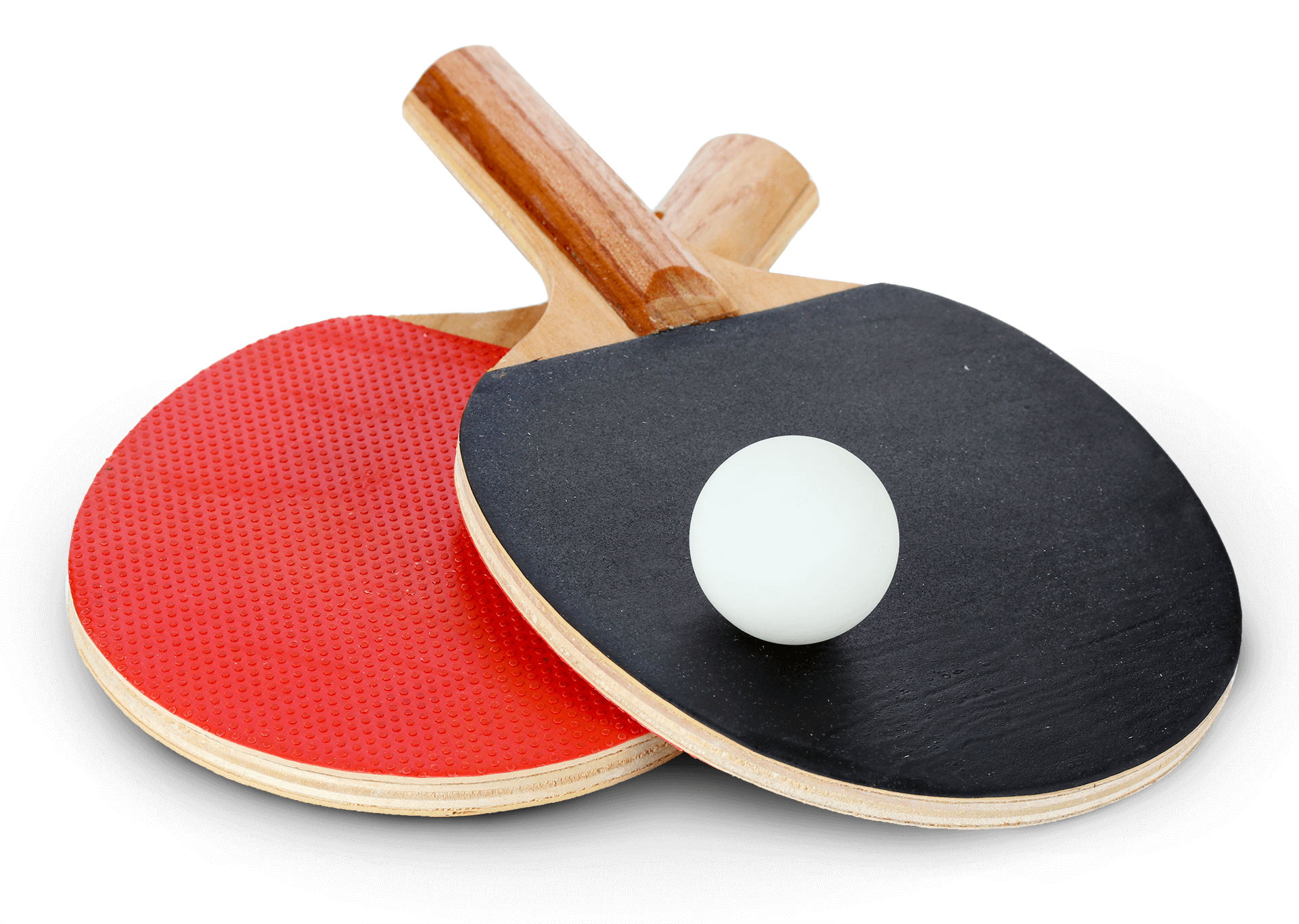 Raquettes et balle de ping pong