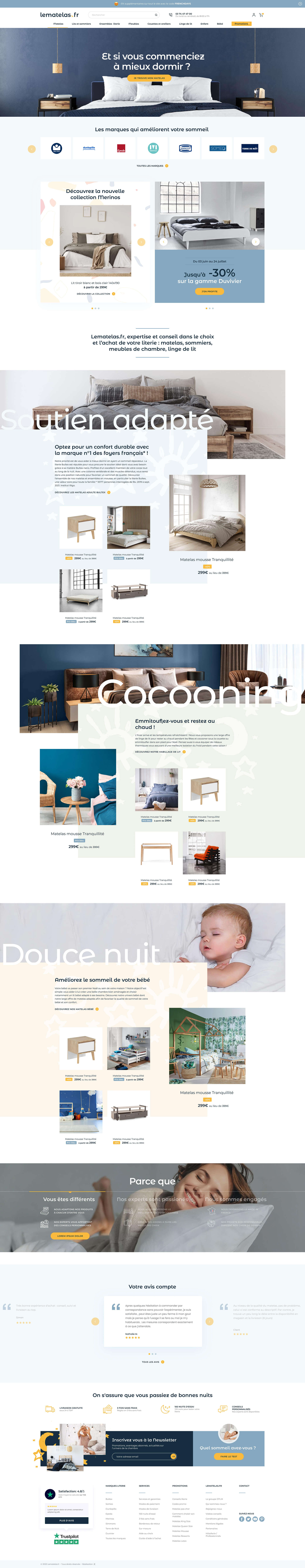 Site internet lematelas.fr