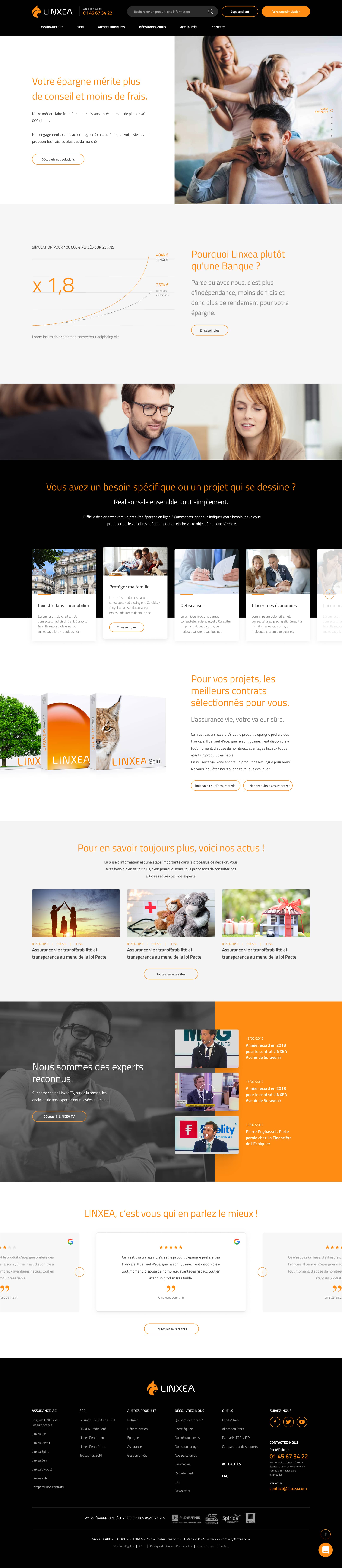 Site internet Linxea