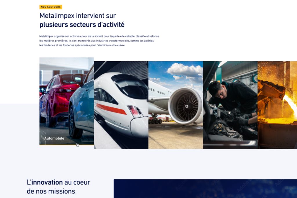 secteurs-activites-metalimpex-krealid Metalimpex intervient sur plusieurs secteurs d'activité