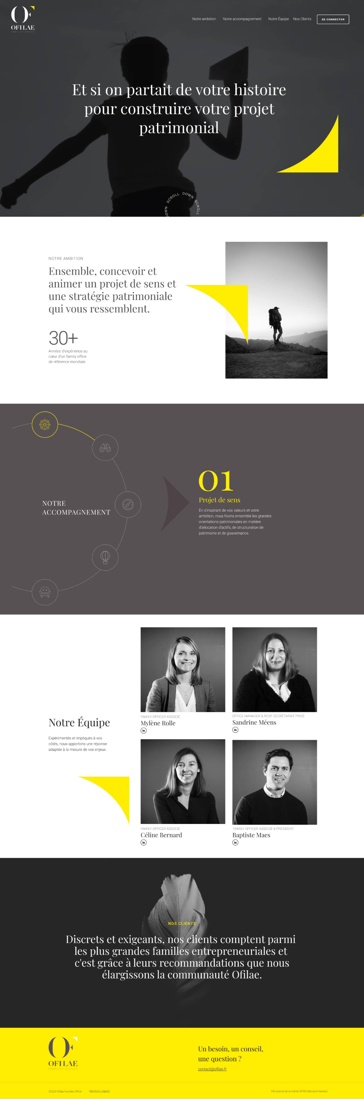 Site internet Ofilae