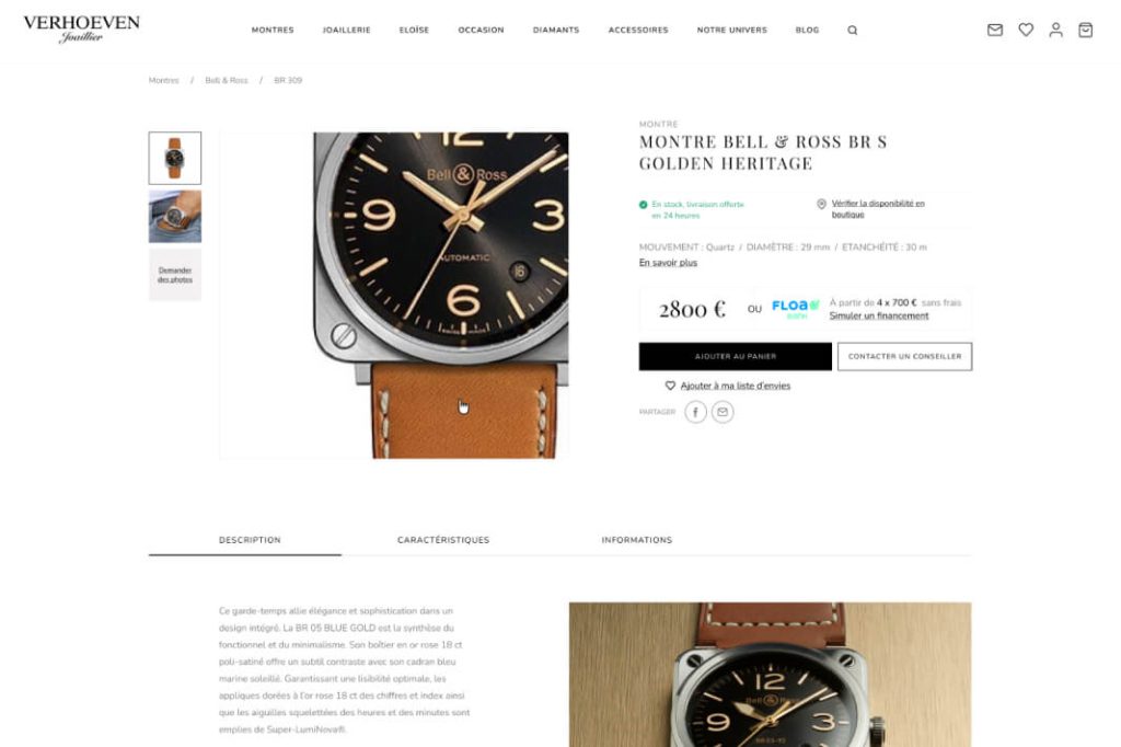fiche-produit-verhoeven Fiche produit sur le site Verhoeven