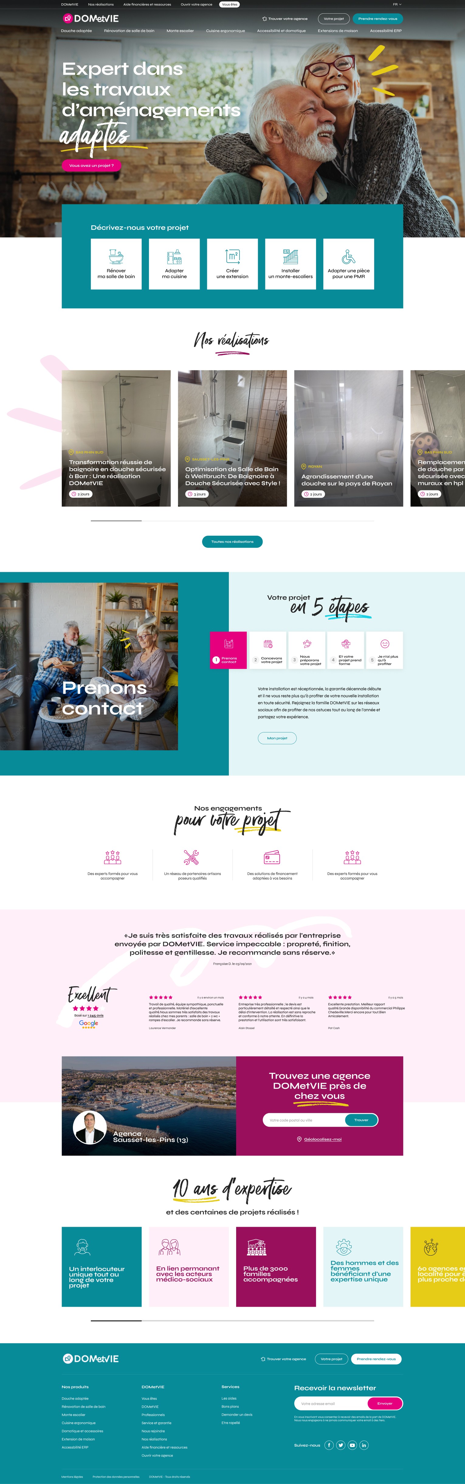 Site internet DOMetVIE