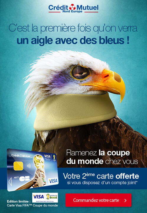 Crédit Mutuel Landing page Crédit Mutuel