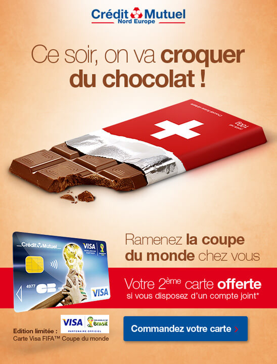 Crédit Mutuel Landing page Crédit Mutuel