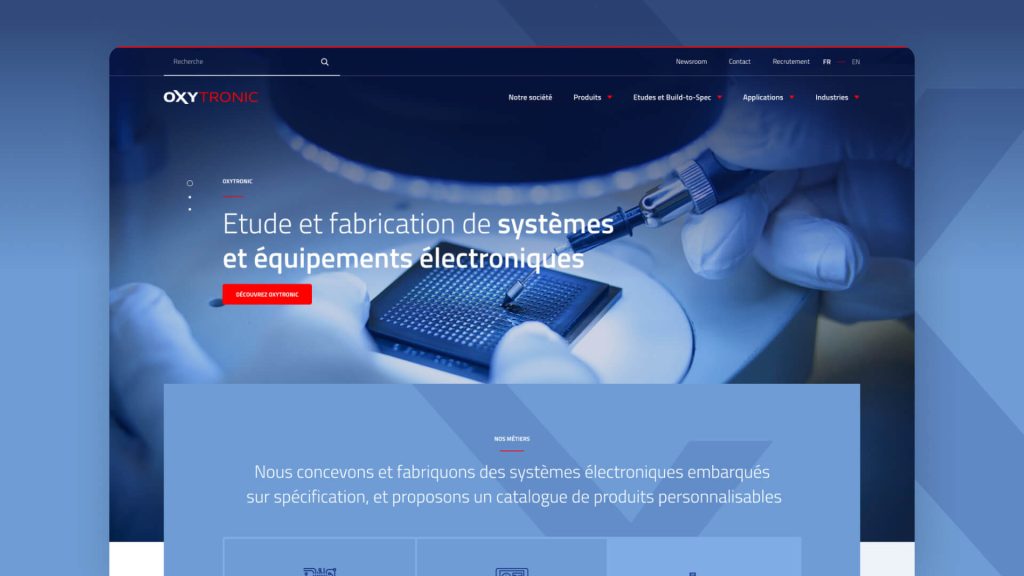 Oxytronic Site internet Oxytronic