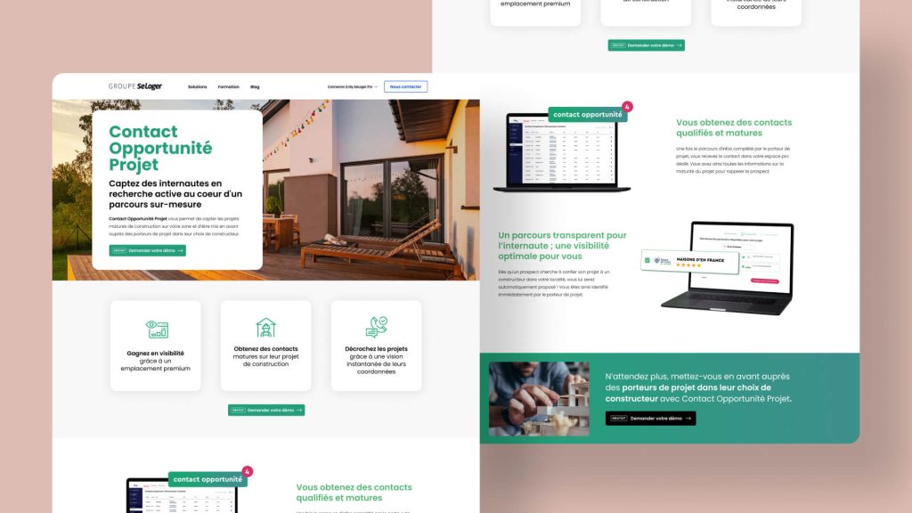 Groupe SeLoger Site internet Groupe SeLoger
